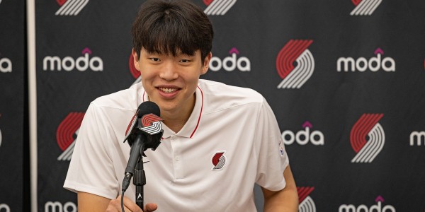 ?杨瀚森谈心目中历史首发5人组：詹姆斯东契奇欧文浓眉约基奇